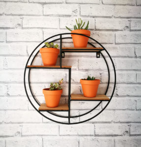 unique hanging plant shelves for indoor gardening decor 